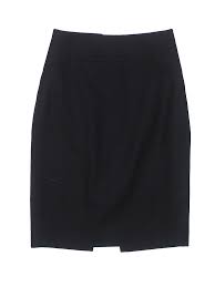 details about banana republic women black wool skirt 00 petite