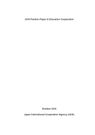 Typically, the purpose of a white paper is to advocate that a certain position is the best way to go or that a certain solution is best for a particular problem. Https Www Jica Go Jp Activities Issues Education Ku57pq00002cy6fc Att Position Paper Education En Pdf