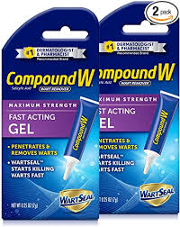 Compound w pictures of dying plantar warts. Amazon Com Compound W Wart Remover Fast Acting Gel Maximum Strength Salicylic Acid 0 25 Oz 2 Pack Health Personal Care