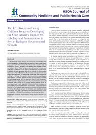 Besides ikatan ahli teknik otomotif, iato has other meanings. Pdf The Effectiveness Of Using Children Songs On Developing The Sixth Grader S English Vocabulary And Pronunciation In Syrian Refugees Governmental Schools