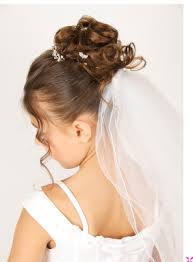 First communion hairstyles for short hair for girls. Pin On Kidsnips Girls Hairstyles