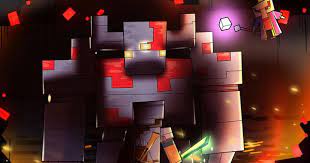 Minecraft Dungeons Redstone Monstrosity By Nuggetzpro On Deviantart Minecraft Dungeon Minecraft Art