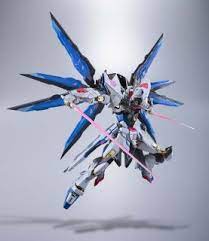 The strike freedom is not the latest release in the series this is aided by a selection of hands, some of which are angled at the wrist to make posing the weapons more natural. Metal Build Strike Freedom Gundam Completed Hobbysearch Anime Robot Sfx Store