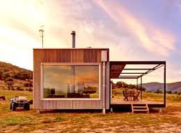 Solar Powered Modular Cabin Exists Completely Off The Grid In Australia Modular Cabins Small House Eco Cabin