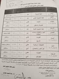 جدول امتحانات الصف الثانى الثانوى 2020 غدا إجازة من الاختبارات اليوم السابع