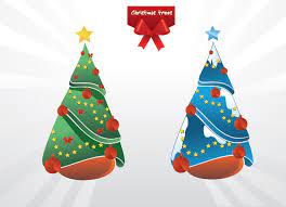 Happy Christmas Greeting Trees Decoration Free Vector Of Graphics Holiday Artwork For Your High Quali Vector Free Happy Christmas Greetings Christmas Vectors