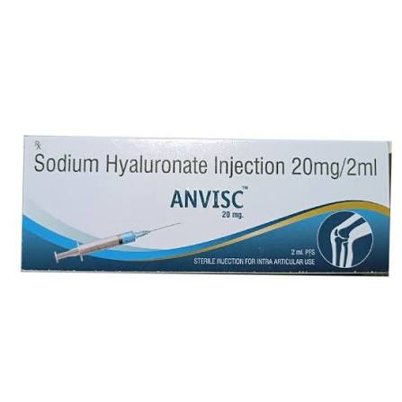 Sodium Hyaluronate 20mg Injection, 2ml at ₹ 4850/box in New Delhi | ID: 2853291234812
