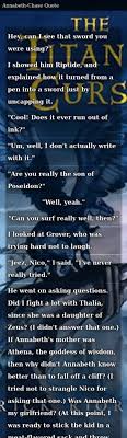 Maybe you would like to learn more about one of these? Annabeth Chase