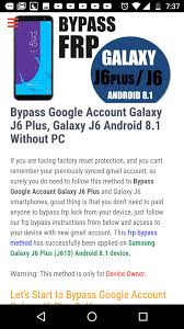 How to bypass google account verification using frp bypass apk? Bypass Frp Lock For Android Apk Download