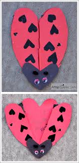How do you make a card clickable? Heart Shaped Ladybug Card For Valentine S Day Artsy Momma
