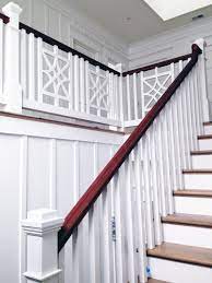 Gorgeous And Unique Wooden Baluster System On This Scissored Staircase Staircase Design House Design Craftsman Staircase