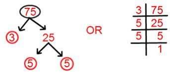 Come up with two factors of 72, then factors of those numbers, and so on until you just have prime numbers. Prime Factorisation Complete Factorisation Tree Factorisation Method