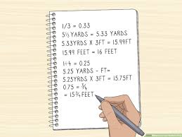 How many inches are in 3.5 yards? How To Convert Yards To Feet 6 Steps With Pictures Wikihow