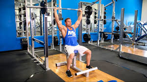More exercises barbell bench press 13,354,000 lifts squat 7,651,000 lifts deadlift 7,724,000 lifts shoulder press 1,915,000 lifts barbell curl 916,000 lifts front squat 645,000 lifts bent over row 605,000 lifts incline bench press 440,000 lifts hex bar deadlift 321,000 lifts sumo deadlift 166,000 lifts hip thrust 188,000 lifts romanian deadlift 188,000 lifts military press 321,000 lifts seated. Seated Barbell Shoulder Press Video Exercise Guide Tips