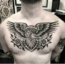 American Traditional Eagle Tattoo Black And Grey Pin By Tyler Schwing On Tatuajes Tattos Ink Eagle Chest Tattoo Traditional Chest Tattoo Traditional Eagle Tattoo