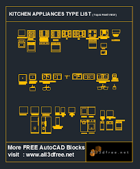These autocad blocks are provided free, for use by. Autocad Blocks For Free Kitchen Appliances Collection 008