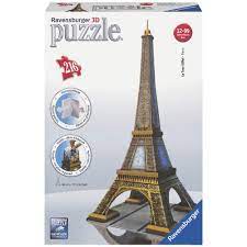 Puzzle eiffel tower robert delaunay art piece 500 pieces nib pomegranate. Ravensburger Eiffel Tower 3d Puzzle Officeworks