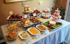 Beck And Kinsey Tiffany S Baby Shower Baby Shower Food For Girl Baby Shower Food Gender Reveal Food