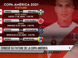 Horarios y canales de transmisión de la primera fecha. Copa America 2021 Conmebol Presenta Nuevo Fixture Para Seleccion Peruana Nnav Amtv Video Videos El Comercio Peru