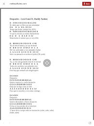 Despacito Piano Sheet Music Letters Flute Sheet Music Piano Notes Songs