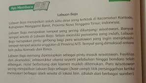 Tuliskan lima informasi penting dari bacaan labuan bajo. Tuliskan Lima Informasi Penting Dari Bacaanjwb Donk Plissss Nanti Aku Kasih Bintangyayaya Brainly Co Id