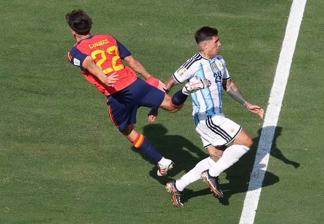 Enzo Fernández, expulsado en la final del Mundial: vea la jugada que dejó a  Argentina con 10