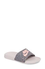 Women's nike benassi just do it. sandal features a lined upper with a bold logo for plush comfort and an athletic look. Nike Women S Benassi Jdi Print Slide Sandals Pink Modesens