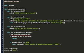 Python Discord Bot Code Example