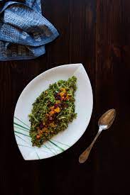 Remove from heat and let cool slightly. Glorious Green Couscous Salad My Blue White Kitchen
