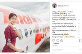 Hal ini ia tuliskan di bio instagram miliknya dengan username @gibby_p. Jadi Miss Thailand Pramugari Lion Air Bikin Netizen Jatuh Cinta Hitekno Com