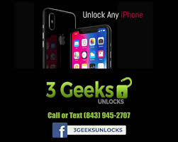 With unlock geeks you can get free unlock codes for your cell phone using our unlock code generator. 3 Geeks Unlocks Florence Sc 29501 843 495 2707