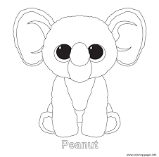 Beanie boo coloring pages featuring favorite the stuffed animals. Beanie Boos Coloring Pages Coloring Home