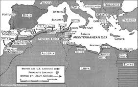 For example, daba is located in map reference 5,4. North African Campaign