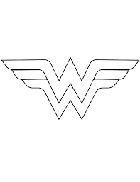A page with one large wonder woman logo. Pin On Family Craft Nights