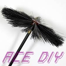 Chimney sweep at my place last fall had his brush attached to a plumber's snake, and powered it with a cordless drill. 11 Piece Chimney Sweep Set Flue Sweeping Brush Rod Kit Soot Cleaning Rods Buy Products Online With Ubuy Bahrain In Affordable Prices 153034913116