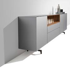 Cubus Pure Sideboard In Walnut Matt Steel Glass From The Side In 2020 Occasional Furniture Furniture Pure Products