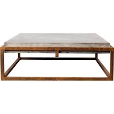 Features Tabetha Collection Dark Gray Fiber Reinforced Natural Concrete Table Top Acryli Solid Coffee Table Coffee Table Square Slate Top Coffee Table