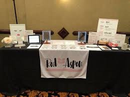 Red Aspen Table Runner Tablecloth Tradeshow Event Home Party Vendor Table Personalized Table Runner Youth Decor