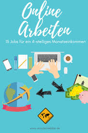 Der wesentliche unterschied besteht darin, dass man im klassischen home office unselbstständig für einen konkreten arbeitgeber bzw. Online Arbeiten 15 Jobs Fur Ein 4 Stelliges Monatseinkommen Online Arbeiten Job Digitale Nomaden
