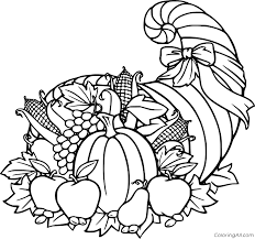 You can download free printable cornucopia coloring pages at coloringonly.com. Cornucopia Coloring Pages Coloringall