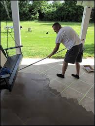 New Tile Patio Floor Reveal And Giveaway Winner Patio Flooring Patio Tiles Tile Patio Floor
