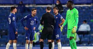 Olivier giroud (chelsea) header from the centre of the box to the bottom left corner. Chelsea 1 1 Aston Villa El Ghazi Secures Villa Point