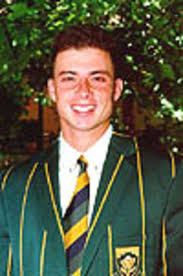 Shane Lee, Gilchrist & Mark Waugh celebrate, New Zealand v Australia, 6th  ODI, 1999/2000