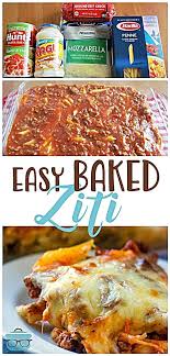 The Best Easy Baked Ziti Casserole Video The Country Cook Recipe In 2020 Easy Baked Ziti Easy Comfort Food Recipes