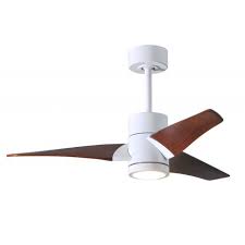 Hunter fan company 51061 hunter 42 low profile iv ceiling fan, new bronze finish. Matthews Fan Company Sj Wh Bw 42 Super Janet Led Light 42 Inch Paddle Outdoor Ceiling Fan In Gloss White With 3 Barn Wood Tone Blade