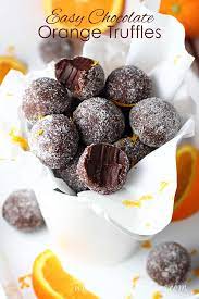 Easy Chocolate Orange Truffles Recipe Easy Chocolate Homemade Chocolate Candy Recipes