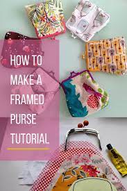 How To Make A Metal Framed Metal Clasp Purse Tutorial Purse Sewing Patterns Diy Clutch Purse Coin Purse Pattern