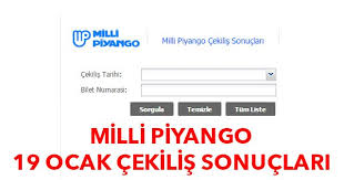 Milli piyango sorgulama işlemi için doğru yerdesiniz. 19 Ocak Milli Piyango Cekilis Sorgula Milli Piyango Sonuclari Milli Piyango Bilet Sorgulama Burada