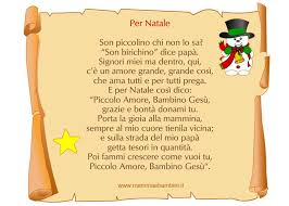 Poesie E Filastrocche Di Natale Per La Scuola Dell Infanzia Filastrocche Infanzia Insegnare Ai Bambini