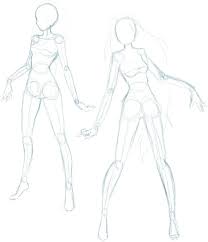 Female And Male Manga Proportion Guide By Yubi Yubi On Deviantart Anime Drawings Tutorials Anime Drawings Drawings